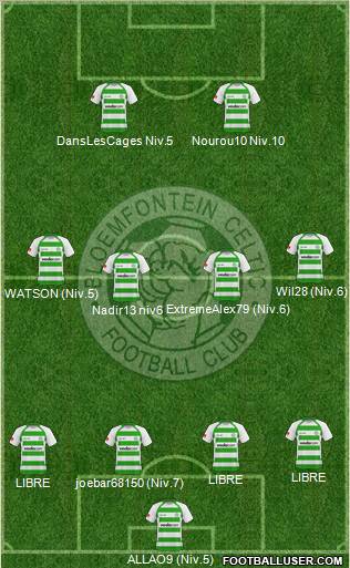 Bloemfontein Celtic Formation 2011