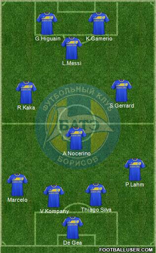 BATE Borisov Formation 2011