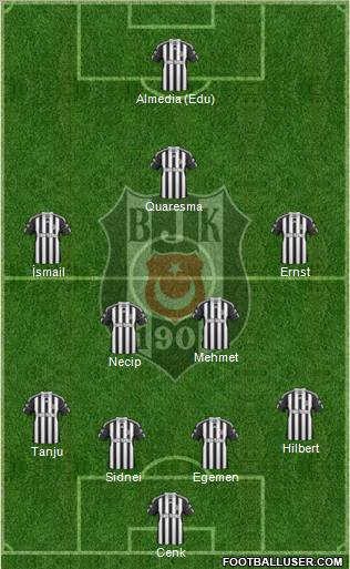 Besiktas JK Formation 2011