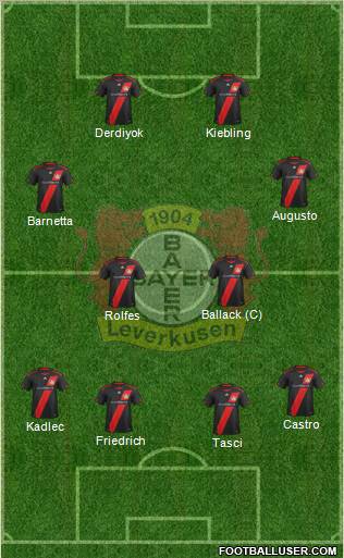 Bayer 04 Leverkusen Formation 2011