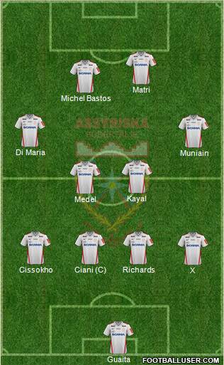 Assyriska Föreningen Södertälje Formation 2011