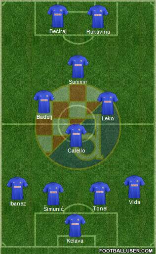 NK Dinamo Formation 2011