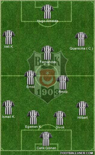 Besiktas JK Formation 2011