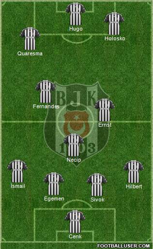 Besiktas JK Formation 2011