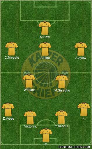 Kaizer Chiefs Formation 2011