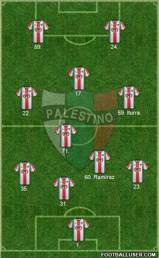 CD Palestino S.A.D.P. Formation 2011