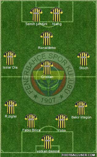 Fenerbahçe SK Formation 2011