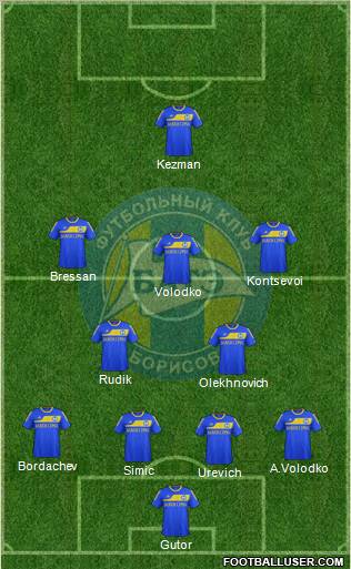 BATE Borisov Formation 2011