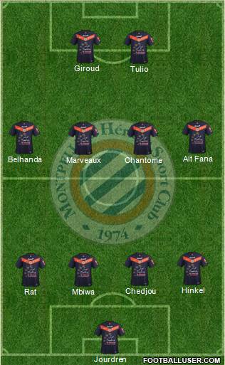 Montpellier Hérault Sport Club Formation 2011