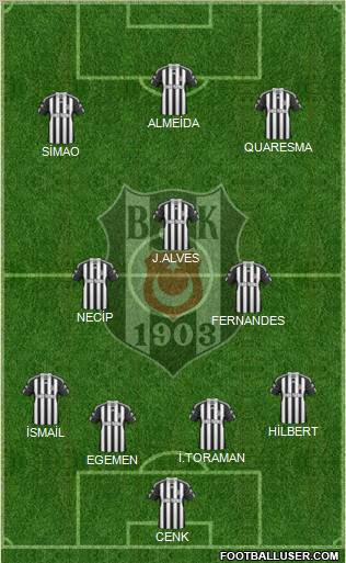 Besiktas JK Formation 2011