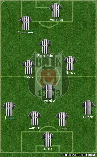 Besiktas JK Formation 2011