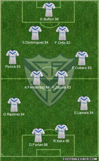 Vélez Sarsfield Formation 2011