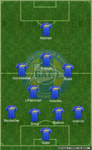 BATE Borisov Formation 2011