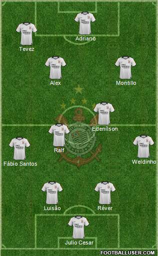 SC Corinthians Paulista Formation 2011