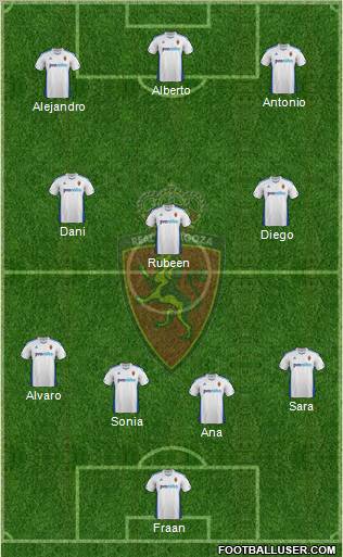 R. Zaragoza S.A.D. Formation 2011