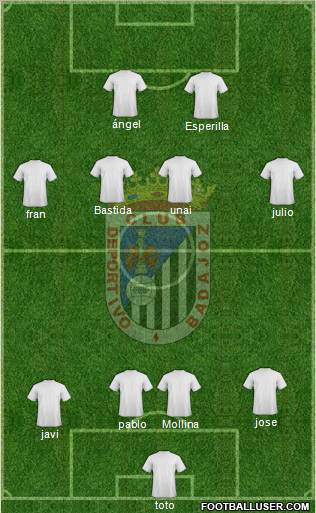 C.D. Badajoz S.A.D. Formation 2011