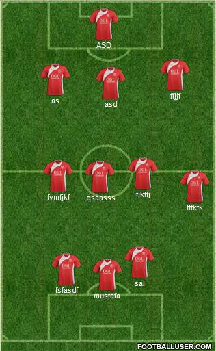 Kidderminster Harriers Formation 2011