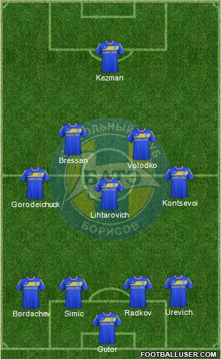 BATE Borisov Formation 2011