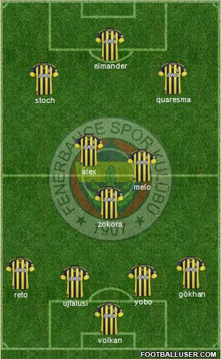 Fenerbahçe SK Formation 2011
