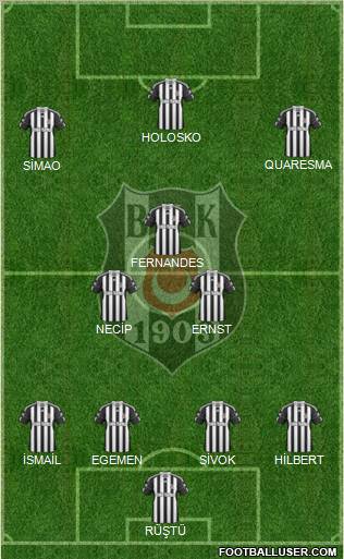 Besiktas JK Formation 2011