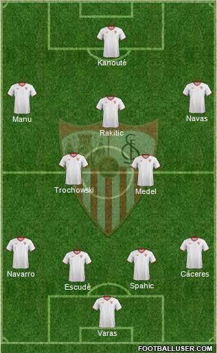 Sevilla F.C., S.A.D. Formation 2011