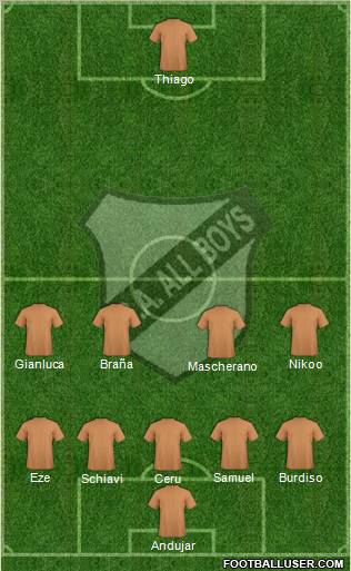 All Boys Formation 2011