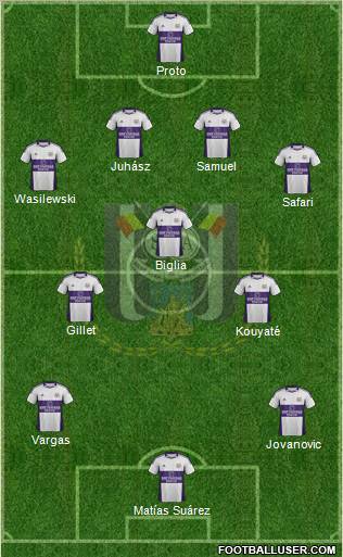RSC Anderlecht Formation 2011
