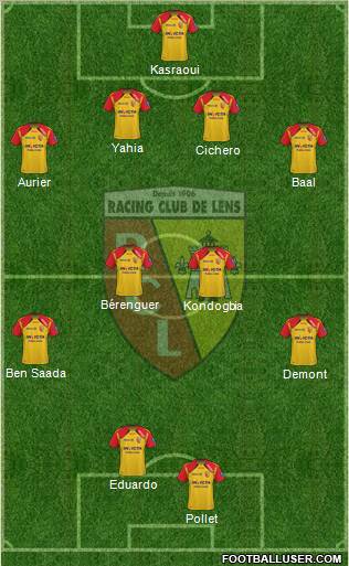 Racing Club de Lens Formation 2011