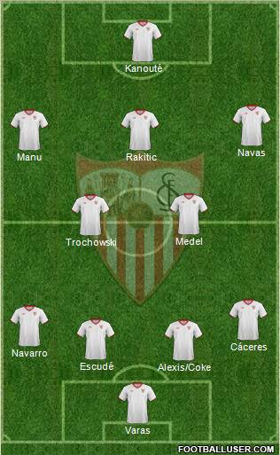 Sevilla F.C., S.A.D. Formation 2011