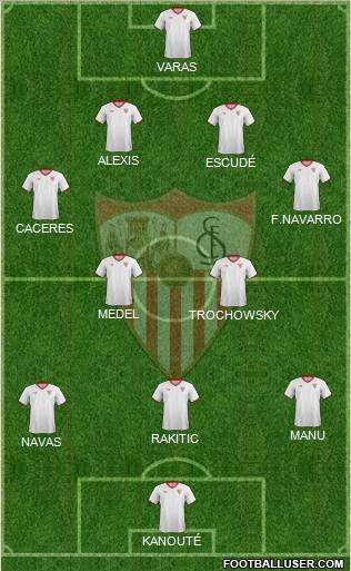 Sevilla F.C., S.A.D. Formation 2011