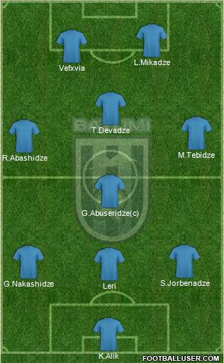 Dinamo Batumi Formation 2011