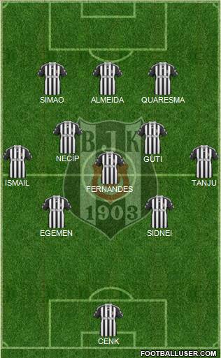 Besiktas JK Formation 2011