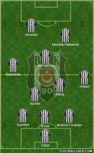 Besiktas JK Formation 2011