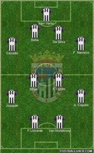 C.D. Badajoz S.A.D. Formation 2011