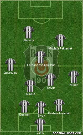 Besiktas JK Formation 2011