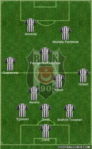 Besiktas JK Formation 2011