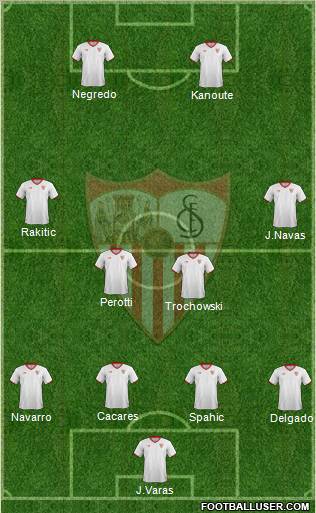 Sevilla F.C., S.A.D. Formation 2011