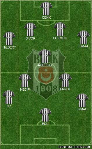 Besiktas JK Formation 2011