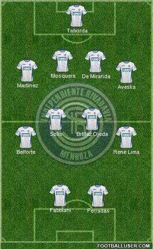 Independiente Rivadavia de Mendoza Formation 2011