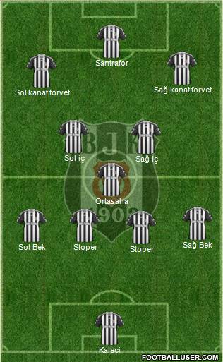 Besiktas JK Formation 2011