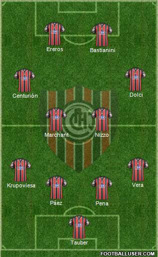 Chacarita Juniors Formation 2011