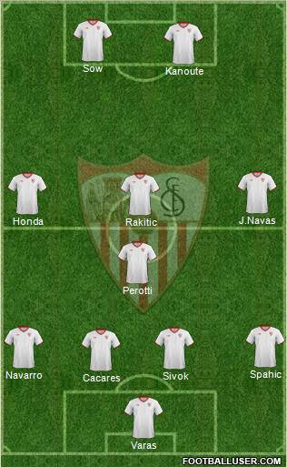 Sevilla F.C., S.A.D. Formation 2011