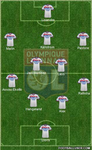 Olympique Lyonnais Formation 2011