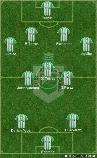 CDC Atlético Nacional Formation 2011