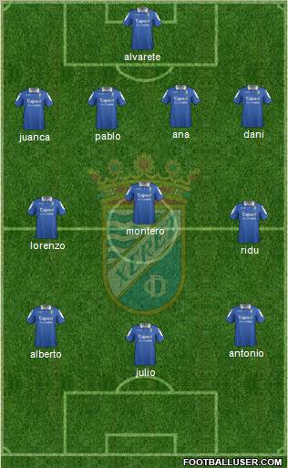 Xerez C.D., S.A.D. Formation 2011