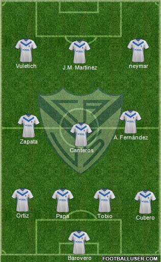 Vélez Sarsfield Formation 2011