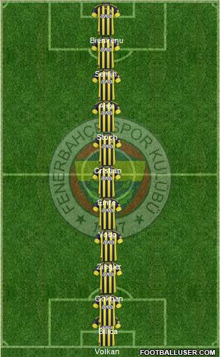 Fenerbahçe SK Formation 2011