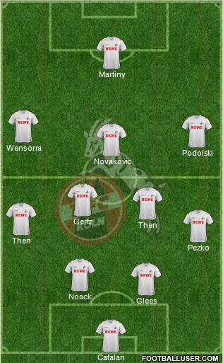 1.FC Köln Formation 2011
