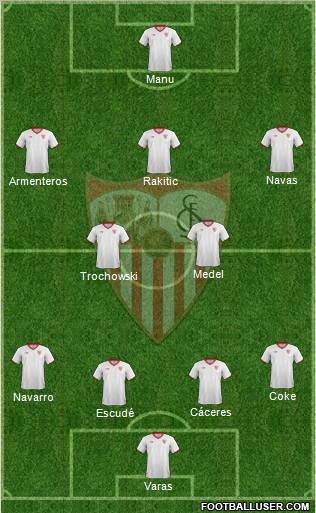 Sevilla F.C., S.A.D. Formation 2011