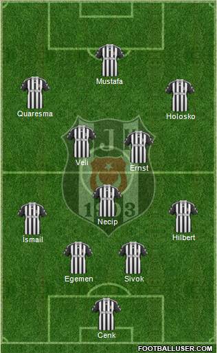 Besiktas JK Formation 2011